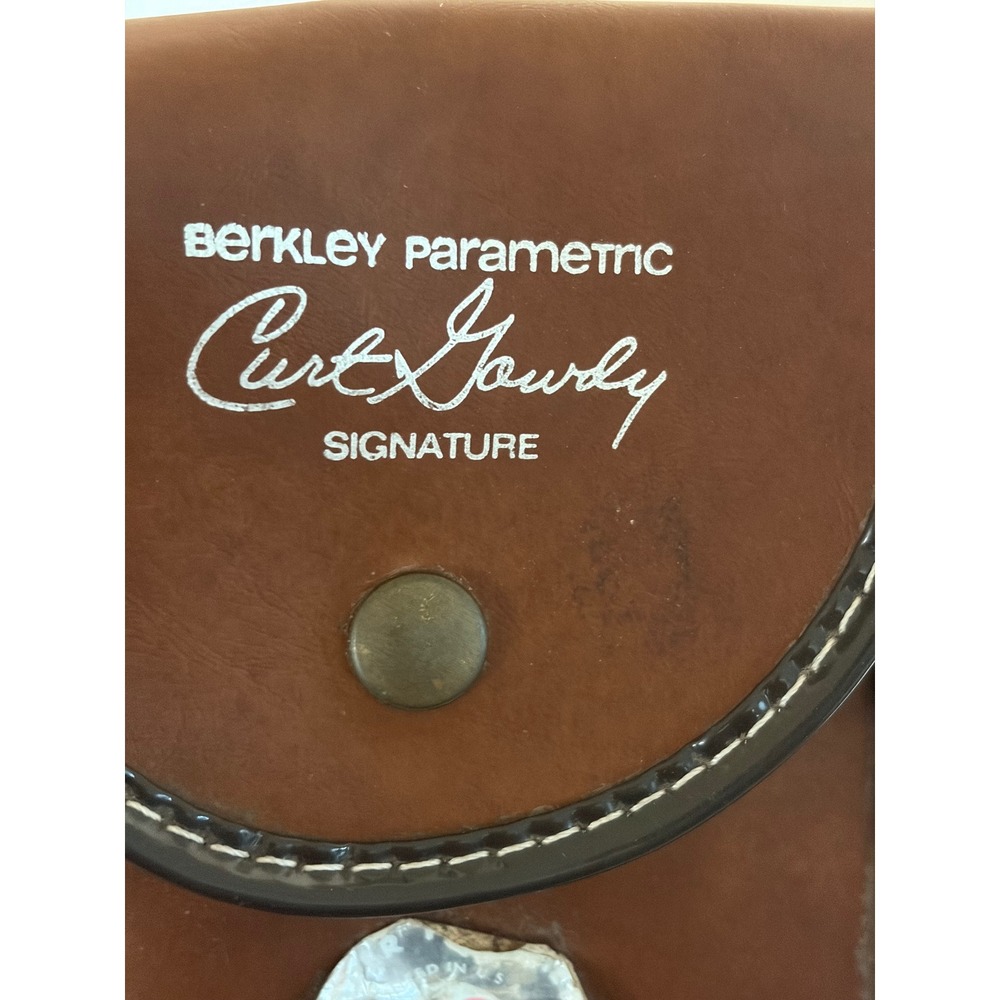 Berkley Parametric Curt Gowdy Signature Fishing RodCase Brown PG20 5' 6" Vintage